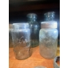 Image 4 :  13 assorted jars ranging from mason fruit jars, perfect seal, Kerr company, nabob, and jewel jar. A