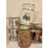 Image 3 : Six Ceramic and Stoneware Beer Steins and Tankards with Varied Designs
