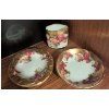 Image 13 : German Gloria and Royal Chelsea Tea Set with Gilded Details
