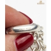 Image 4 : 925 Sterling Silver Return To Tiffany Love Lock Bracelet By Tiffany & Co. 26.54g