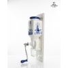 Image 2 : Vintage Delft Blue-Style Wall-Mounted Coffee Grinder.