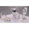Swarovski Crystal Animals Dog, Koala, Squirrel 