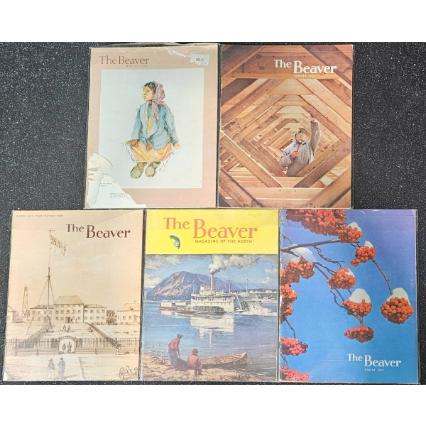 Vintage ‘The Beaver’ Magazines and Hudson’s Bay Blanket Advertisements