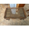 Image 2 : Wood and Glass Rectangular Coffee Table