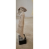 Image 3 : Austin Production Plaster Resin Statue of Woman Wearing Hat 6 W, 5 D, 24 T (Including Base)
