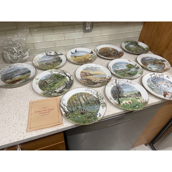 Scenes Of English Countryside Collection Peter Barrett Royal Worcester