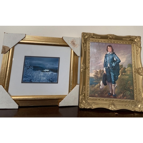 Randal Cabotoss Landscape Art Photograph w/ Boy Blue Reproduction 15x14