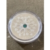 Image 2 : 2011 $20 Canadian Silver Coin Crystal Snowflake (Emerald) with Certificate of Authenticity