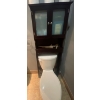 Image 1 : Bathroom Organizers - Above Toilet Cabinet 23x6x62 - Shelf 17x11x30 & TP Holder