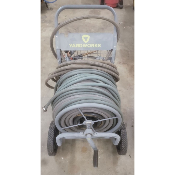 Yardworks Hoses on Wheels