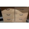 Image 1 : 3 Wood Filing Cabinets w/ Contents 17x15x21