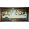 Image 2 : Picture of the Seventh Supper Framed & Lady Holding A Bowl of Imitation Fruit
