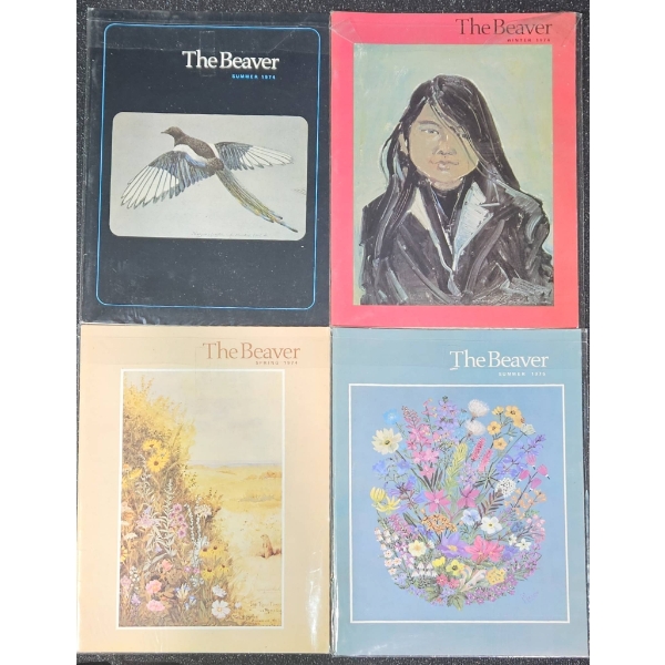 Four ‘The Beaver’ Hudson’s Bay Company Magazines, 1970s