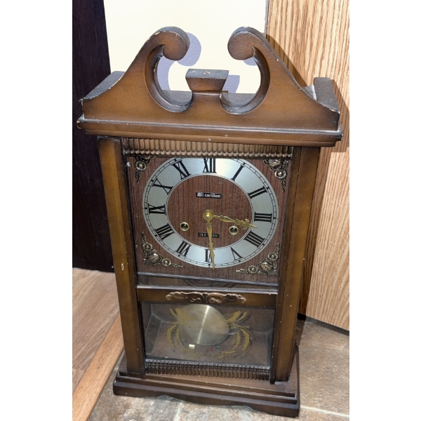 Carillon Wooden Mantel Clock