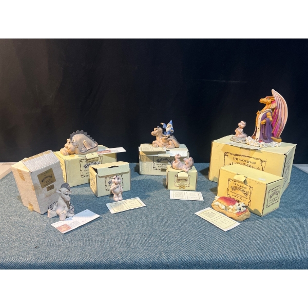 The World Of Krystonia Dragon Figurines
