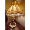 Image 1 : Hummel Table Lamp with Child and Dog and Fabric Shade