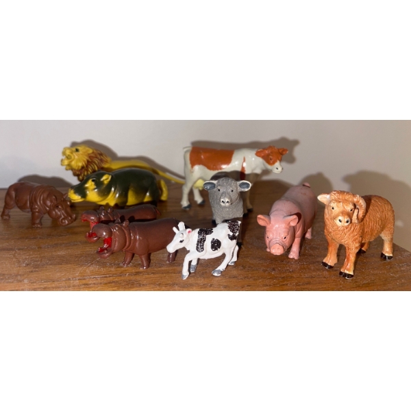 Collectable Antique Zoo Animals 1T - Assorted Species 