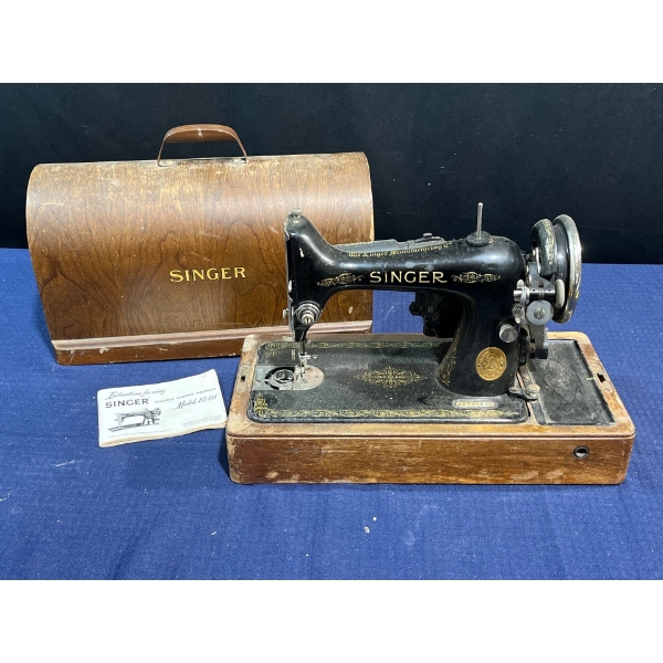 Portable Antique Singer Sewing Machine