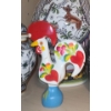 Image 2 : Portuguese Hand Painted Vase 11 T, Jar, Lucky Rooster and Other Collectibles