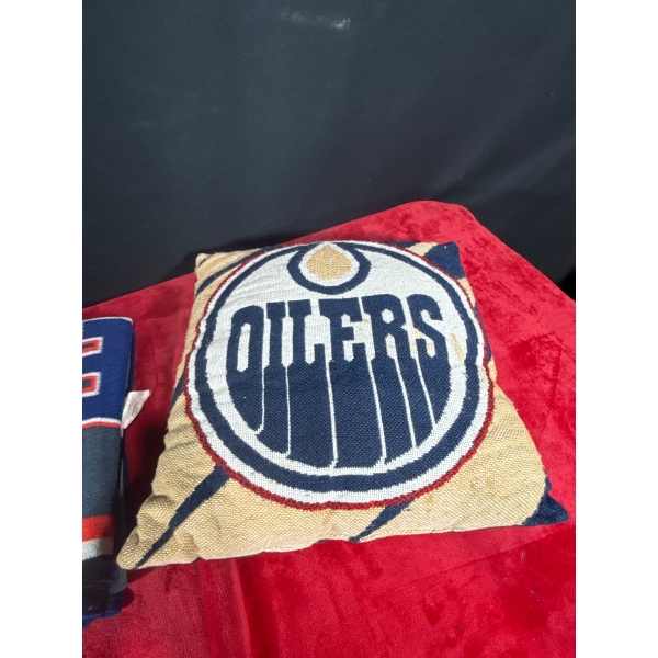 Oilers Blankets and Pillows