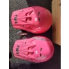 Image 2 : NEW FULMER MX Helmets - PHX Youth FMVSS 218 XXL & Size XL Pink w/ Skull