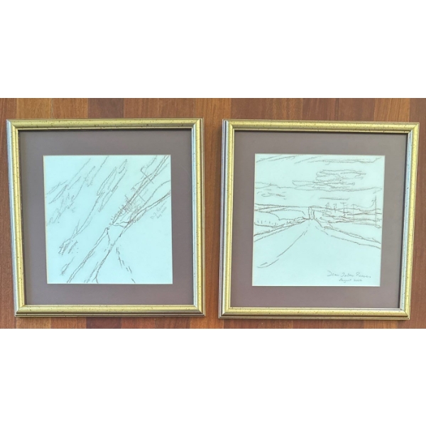 Dean Tadem Reeves Framed Untitled Landscape/Land August 2002