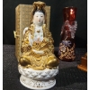 Image 3 : Time to Zen. - Religious Statues and Beautiful Hand Painted Glass Blown Vase ( Slight Damage)