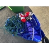 Image 3 : 7 foot pre-lit Christmas tree with large red, caring bag and all decorations snowman themed .
