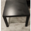 Image 2 : Black Coffee Table w/ Bottom Shelf 47 w, 18 h, 31 d and End Table 21.5 w, 18 h, 21.5 d