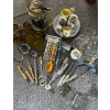 Image 1 : Vintage Kitchen Gear-- Electric Coffe Maker, Old Drinking Glasses gently Used, Measuring Cups & More