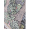Image 4 : 30" X 44" Vintage Framed Tapestry With Hand Carved Wooden Frame