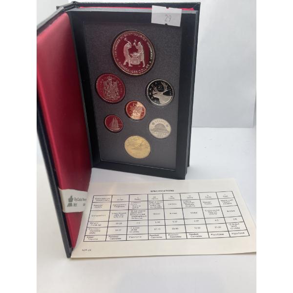 1988 Canada Specimen Double dollar set