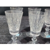 Image 5 :  Set of Vintage Crystal Glassware in the Well-Known "Cross and Olive" Pattern