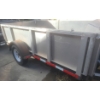 Image 5 : Open Utility Trailer with Aluminum Sides and Wood Deck