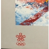 Image 5 : Calgary 1988 Olympic Winter Games Poster Signed by Artist Wesman, 30" x 24"