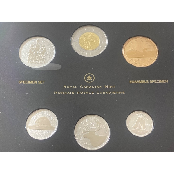 2013 Royal Canadian Mint Specimen Coin Set with Special Edition $2 Coin