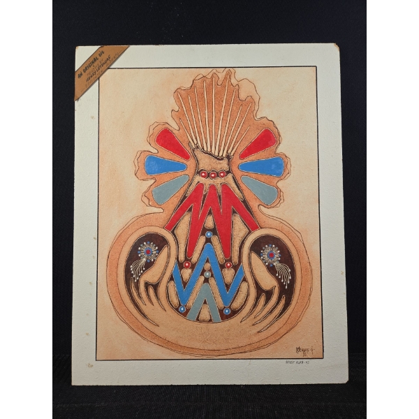 An Original Oil Painting By Henry Letendre Edmonton Alberta Spirit Aura. 1995