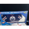 Image 3 : Edmonton Oilers Inflatable Chair, Glass Top, & Snack Tray 