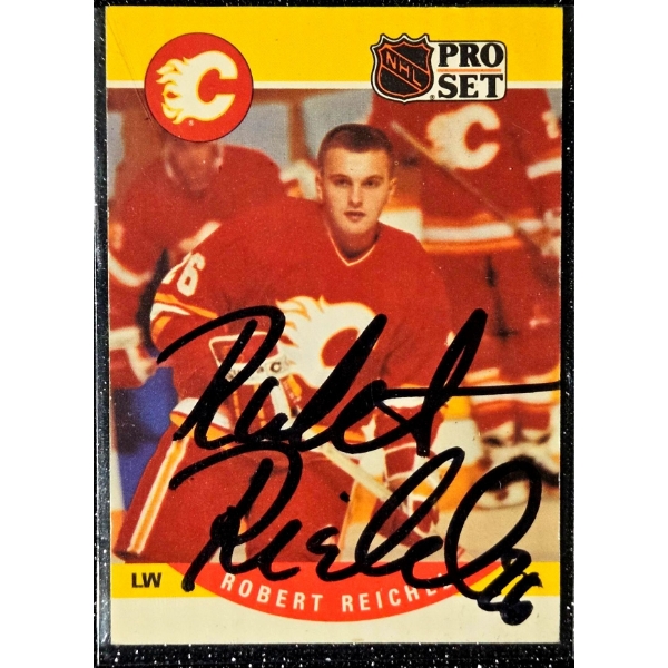 Robert Reichel 1990-91 NHL Pro Set "Rookie Season" #595 Hockey Card