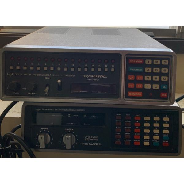 Realistic Pro-2002 & Pro-2001 Programable Scanners 