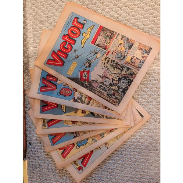 Vintage Comic Books - 'Victor' 
