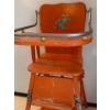 Image 4 : Antique Orange High Chair with Original Graphics