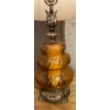 Image 2 : Gorgeous Metal and Glass Artistic Lamp  - 36T 