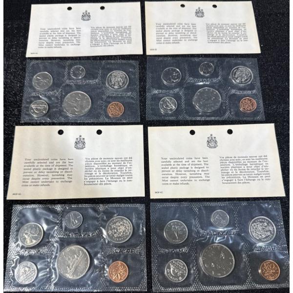 1968 & 1969 Canadian Uncirculated Coin Sets
