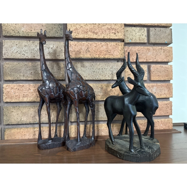 African Ironwood Giraffes 13T & Gizelle