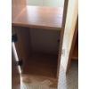 Image 2 : Small Shelf w/ Small Side Table; Contents NOT Included  (Larger Shelf is 33W, 17D, 32T) 