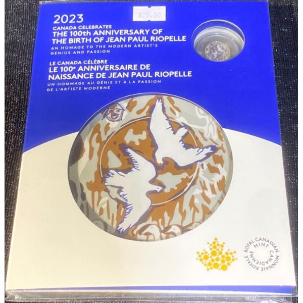 Jean Paul Riopelle 2023 Canadian Commemorative $2 Coin