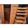 Image 6 : Teak Mid-Century Modern Dresser by Dyrlund With Sliding Doors and Drawers