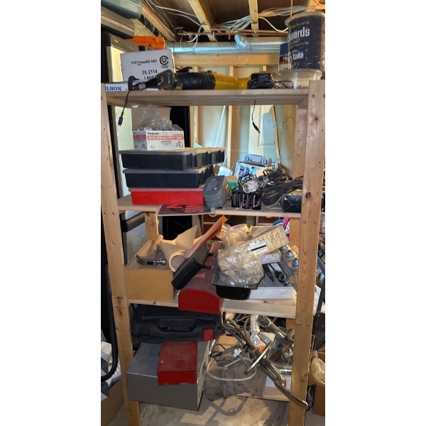 Shelf w/ Mystery Tool Contents (60T), Incl. Skil 4680 (Shelf and its Contents ONLY) 