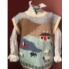 Image 3 : Ladies Outerwear - Vintage Wool Blend Coat w/ Polka Dot Snowboarding Jacket Sweater Vest